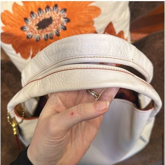 COACH 1941 BANDIT HOBO 39 LEATHER 86760 HANGTAG & BAG INSERT CHALK BRASS OXBLOOD - Picture 10 of 17